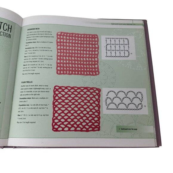 The Encyclopedia Of Crochet Techniques By Jan Eaton Hardcover Beginner Crafting - Picture 3 of 11